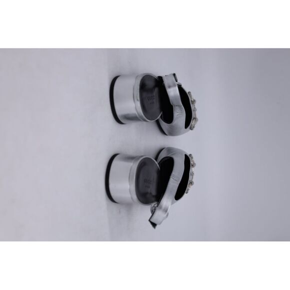 Gucci Horsebit Slingback Flats in Silver Metallic Nappa Leather - Picture 10 of 10